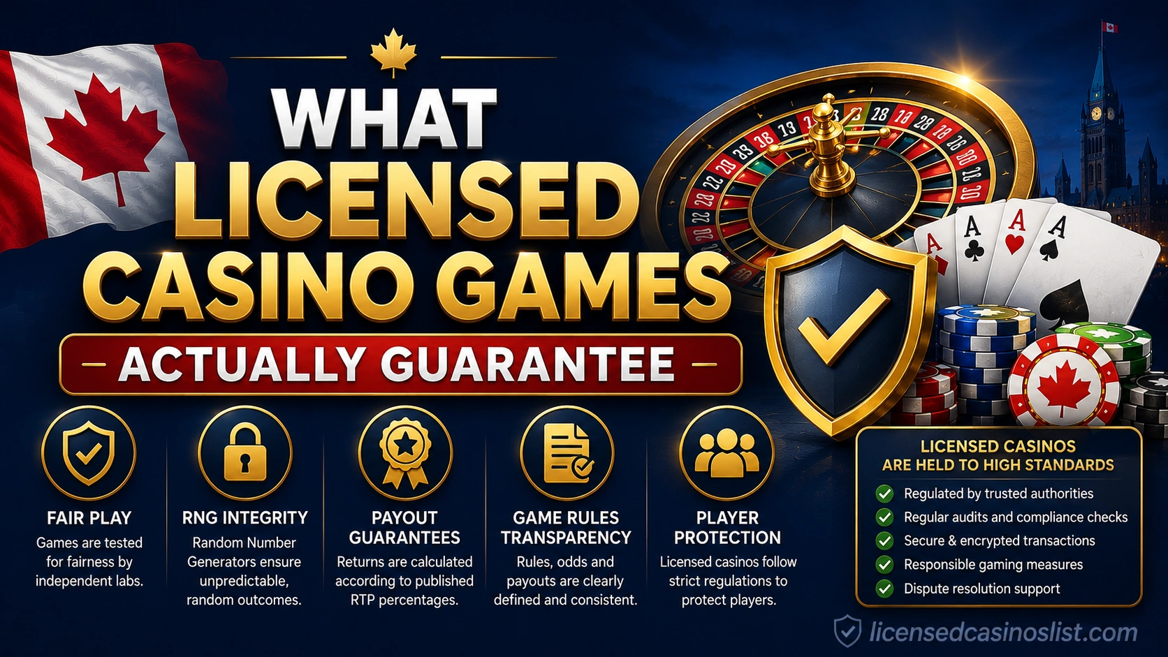 What Licensed Casino Games Actually Guarantee